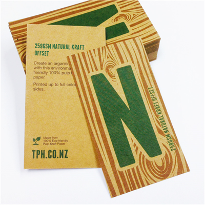 Natural Kraft Business Cards