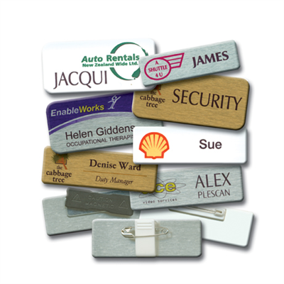 Plastic Name Badges