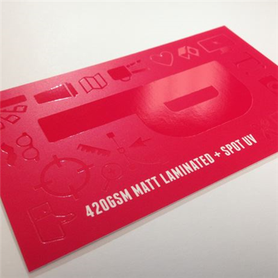 420gsm Business Card Spot UV