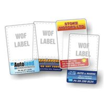 Automotive Labels