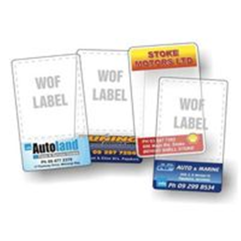 Service Automotive labels TPH